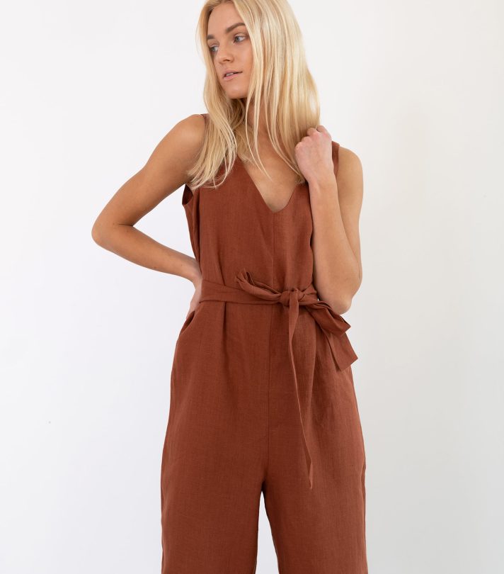 MADELINE Linen Jumpsuit