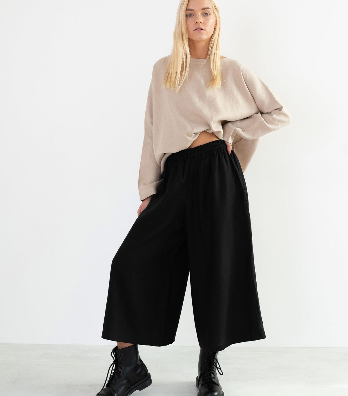 JAYDEN Linen Culottes